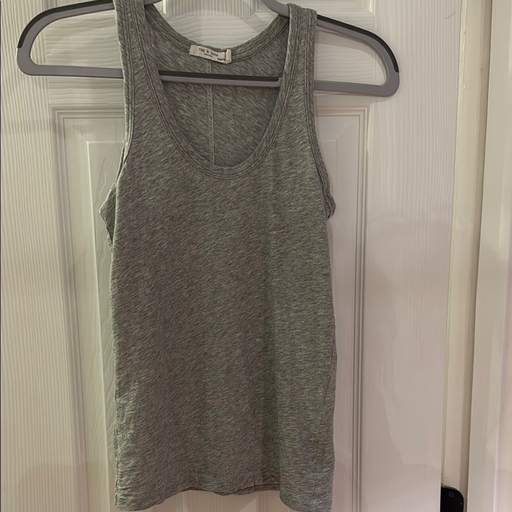 Rag & Bone Gray Sleeveless Top